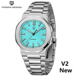 PAGANI DESIGN 2025 New Men's Watches Luxury Automatic Watch For Men Mechanical 40MM WristWatch Stainless Steel AR Sapphire glass