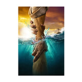 Jesus Saves Canvas Painting Christian Posters and Prints Religion Canvas Wall Art Pictures for Modern Living Room Home Decor