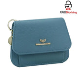 Royal Bagger Womens Wallet Small Rfid Ladies Compact Bifold Leather Vintage Coin Purse Kiss Lock Trifold Purse Magnetic Opening