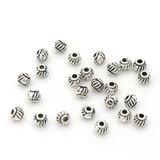 20/50pc Tibetan Silver Color European Metal Lantern Spacer Loose Beads Charm For Jewelry Making Diy Finding Needlework Wholesale