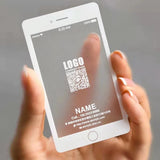 20-200PCS Custom Transparent PVC Business Card Colorful Printing Personalized LOGO Text Thank You Card Free DESIGN 0.38mm