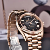 PAGANI DESIGN 2026 New DD36 Rose Gold Luxury Automatic Watch For Men Mechanical Wrist watch Men Sapphire Glass 10Bar Waterproof