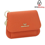 Royal Bagger Womens Wallet Small Rfid Ladies Compact Bifold Leather Vintage Coin Purse Kiss Lock Trifold Purse Magnetic Opening