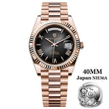 PAGANI DESIGN 2025 New Date Week 40MM Men's Watches Brand Luxury Gold Automatic Watch Men Waterproof Mechanical Wrist watch Men