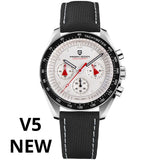 PAGANI DESIGN AK Project Mars Men's Watches Top Luxury Quartz Watch For Men AR Sapphire Speed Sport Chronograph Automatic Date