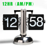 Modern Automatic Page Turning Flip Clock Digital Table Clock for Home Office Decor Technological Sense Page Flipper
