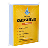 100 PCS 61X88/64x89mm Two Sizes Inner Card Sleeves Perfect Fit YGO/MGT Game Cards Inner Card Sleeves Is Smooth And Tough