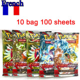 %42pcs Pokemon Cards TAKARA TOMY Battle Toys Lost Origin Pokemons Box with Pikachu Anime Bank Pokemon Game Cards  for Childre