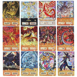 Shiny Yu Gi Oh Anime Style Cards Blue Eyes Dark Magician Obelisk Slifer Ra Yugioh DmPro Classic Proxy DIY Card Kids Gift