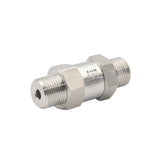 4500 PSI High Pressure 1/8" 1/4" 3/8" 1/2" 3/4" -2" BSP NPT Female 304 316 Stainless Steel Spring Non-return One Way Check Valve