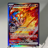 DRI PKM Cards PTCG4-A EX Rainbow Cynthia's Garchomp GX Team Rocket's Mewtwo Rare Collection Battle Toys Gifts for Hobbies
