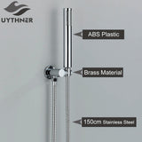 Uythner Handshower Head 150cm Stainless Steel Shower Hose Shower Faucet Sprayer Head Wall Mounted Faucet Accessories