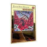 Yugioh Golden Metal Cards Yu-Gi-Oh Alloy Collection Card Blue Eyes Dark Magicial Obelisk Slifer Ra Kids Christmas Birthday Gift