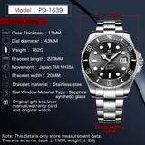 2026 New PAGANI DESIGN Diving Mens Watches Luxury Mechanical Automatic Watch For Men Waterproof Luminous AR Sapphire Mirror Gift