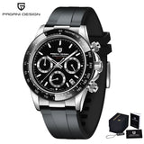 PAGANI DESIGN 2026 New Men Watches Luxury AR Sapphire crystal Quartz Watch Men Waterproof Sport Chronograph Automatic Date Watch