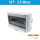 OMCH HT-3/5/8/12/18/24 Waterproof Distribution Box Junction Box Outdoor Rainproof Open Type Strong Electricity Distribution Box