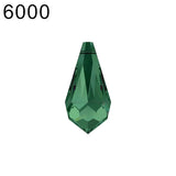 (1 Piece) 6000 Classic Drop Pendant Crystal from Austria Loose Beads Rhinestone Earrings DIY Jewelry Making Home Decoration