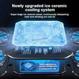 D13 Semiconductor Game Laptop Cooling Pad 8 Angles Adjustable Foldable LED Screen Notebooks Cooler Bracket For 12-21'' Computer