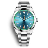 PAGANI DESIGN Men's Watches Luxury Automatic Watch for Men Green Glass Mechanical Watches AR Sapphire crystal Wristwatch Men