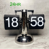 Modern Automatic Page Turning Flip Clock Digital Table Clock for Home Office Decor Technological Sense Page Flipper
