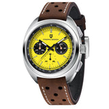PAGANI DESIGN Men's Watches Retro Panda Dial Quartz Watch Men Japan VK63 Chronograph Sapphire glass Wrist Watch Men 2024 New