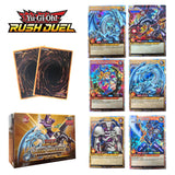 DIY 72Pcs New YU GI OH RUSH DUEL Cards Classical Duel Monster Collection Red&Blue eyes yugioh shiny Holographic Cards in English