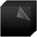 12 x 12 x 1/8 In Plexiglass Sheets, Durable Square Black Acrylic Board with Protective Films for DIY Projects, Signs, Home Decor