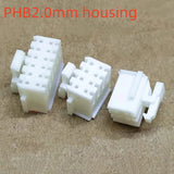 20PCS PHB 2.0mm Housing Connector Female Double Row with Buckle PHSD Connectors 2*2/3/4/5/6/7/8/10P