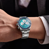 2025 New RollsTimi Men's Watches Luxury Quartz Wristwatches VK63 Chronograph Watch For Men AR Sapphire Ceramic Bezel Waterproof