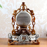 Luxury European Desk Royalty Home Watch Table Desktop Clock Resin Desk Clock Bedroom Office Table Clock Home Decoration