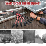 2/4PCS Solar Connectors Waterproof Y-shaped 5 Way Adapter Solar Cable Parallel Adaptor Heat Resistant Panel Wire Connector Hotsa