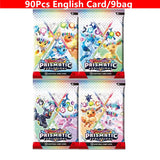 90-360Pcs English French Spanish Carta Karten Pokemon Cards Sun Moon Evolutions Booster Box Collectible Tradiner Card  for child