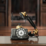 Retro Telephone Decorations Home Decor Craft Items Aged And Weathered Process Vintage Style Ornament for Living Room