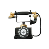 Retro Telephone Decorations Home Decor Craft Items Aged And Weathered Process Vintage Style Ornament for Living Room