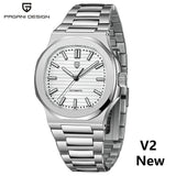 PAGANI DESIGN 2025 New Men's Watches Luxury Automatic Watch For Men Mechanical 40MM WristWatch Stainless Steel AR Sapphire glass