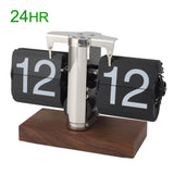 Modern Automatic Page Turning Flip Clock Digital Table Clock for Home Office Decor Technological Sense Page Flipper