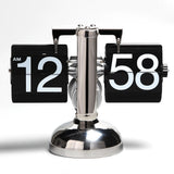 Modern Automatic Page Turning Flip Clock Digital Table Clock for Home Office Decor Technological Sense Page Flipper