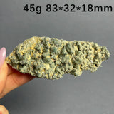 Natural Green Phantom Crystal Cluster Healing Stone Raw Specimen for Teaching Collection Gift Home Decor