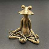 Antique Bronze Cobra Boa Snake Statue Miniature Figurines Copper Zodiac Animal Desk Decorations Tea Pets Ornaments Brass Crafts
