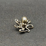 Brass Octopus Home Decoration Antique Copper Animal Figurines Miniatures Desk Ornament Accessories Creative Table Tea Pets Craft