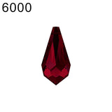 (1 Piece) 6000 Classic Drop Pendant Crystal from Austria Loose Beads Rhinestone Earrings DIY Jewelry Making Home Decoration