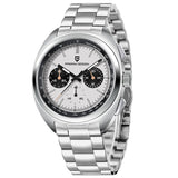 PAGANI DESIGN 2026 Retro Luxury Men's Watches Sports Chronograph VK63 Quartz Watch For Men AR Sapphire Waterproof Leather Clock