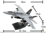 1:72 Scale Replica F18 FA-18 VF103 Grumman Tomcat Super Hornet F/A-18F Pirate Flag Fighter US Navy Plane Military Model