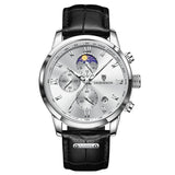 LIGE Casual Men Watch Luxury Leather Waterproof Sport Quartz Wristwatch Chronograph Military Watch for Men Relogio Masculino