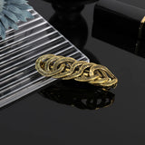 AWAYTR Vintage Bronze Leaf Badge Duckbill Hairpin Alloy Hair Clips Valentine Headwear Girl Hair Accessories Festival Gift