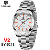 BENYAR 2026 New Men's Watches Top Luxury Automatic Watch For Man Mechanical Wristwatch Men Clock Gift Luminous Sport Waterproof