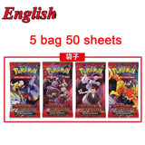 %42pcs Pokemon Cards TAKARA TOMY Battle Toys Lost Origin Pokemons Box with Pikachu Anime Bank Pokemon Game Cards  for Childre