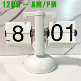 Automatically Page Turning Flipping Clock for Modern Home Office Decoration. Full of Sense of Technology