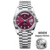 PAGANI DESIGN 2025 New Date Week 40MM Men's Watches Brand Luxury Gold Automatic Watch Men Waterproof Mechanical Wrist watch Men