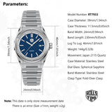 2026 New PAGANI DESIGN Mens Watches Luxury Quartz Watch For Men AR Sapphire Mirror Luminous Waterproof Stainless Steel Man Clock